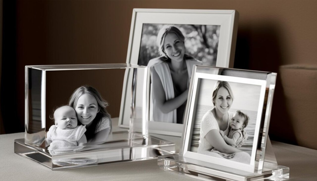 Transparent Framed Acrylic Photo