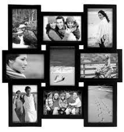 Black Collage Acrylic Wall Photo